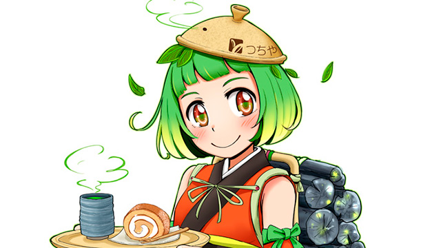 お茶　キャラクターイラスト